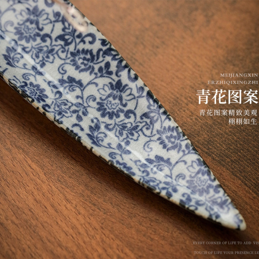 Blue and White Porcelain Incense Holder | Joy Flow My Store