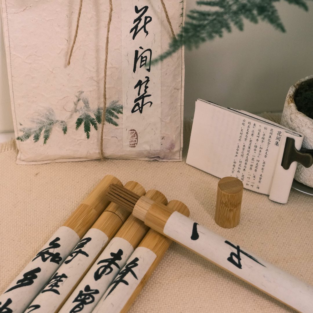 "Moments Among Blooms" collection Natural incense | Joy Flow Joyflow