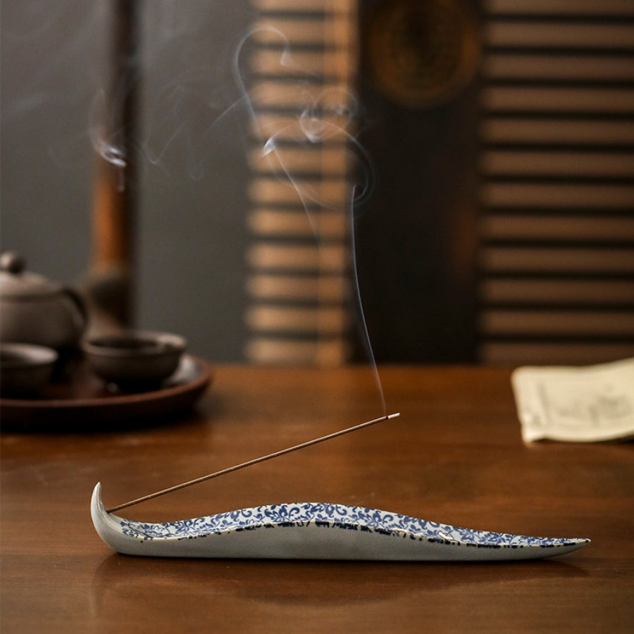 Blue and White Porcelain Incense Holder | Joy Flow My Store