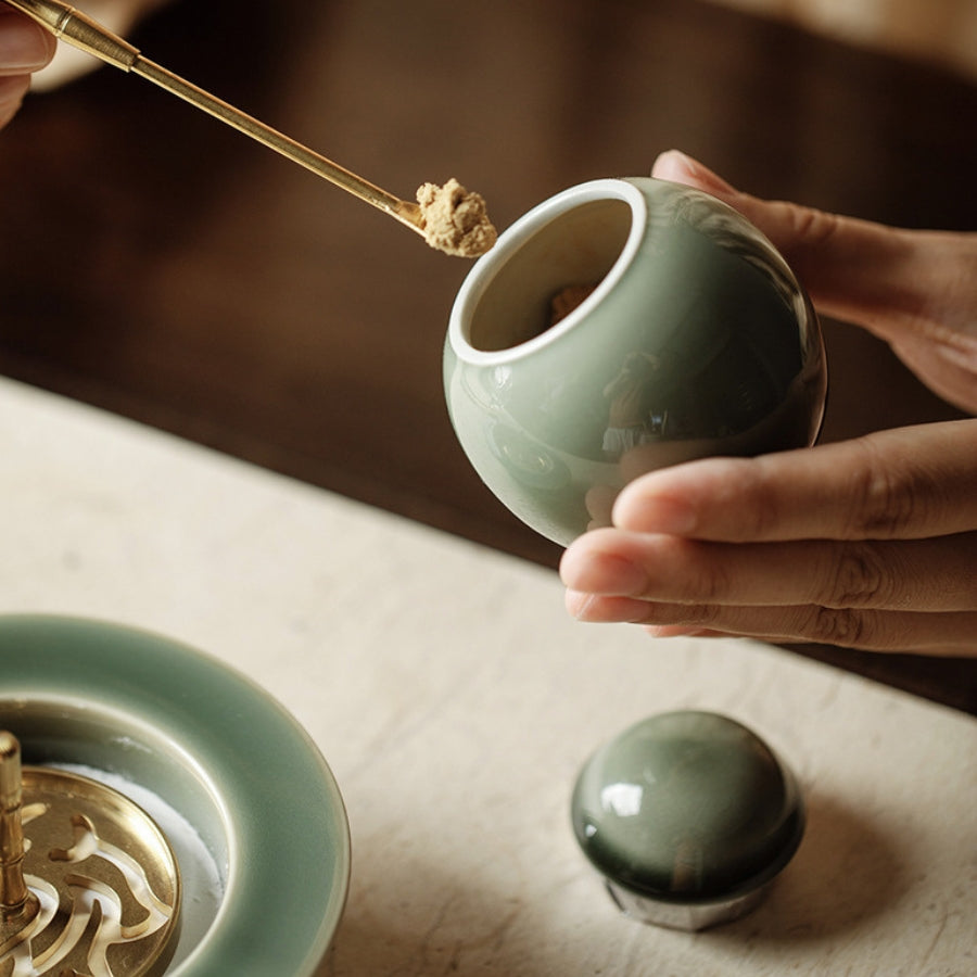 Chinese Pure Copper Incense Burner Kit – Beginner’s Meditation & Energy Tool | Joy flow My Store