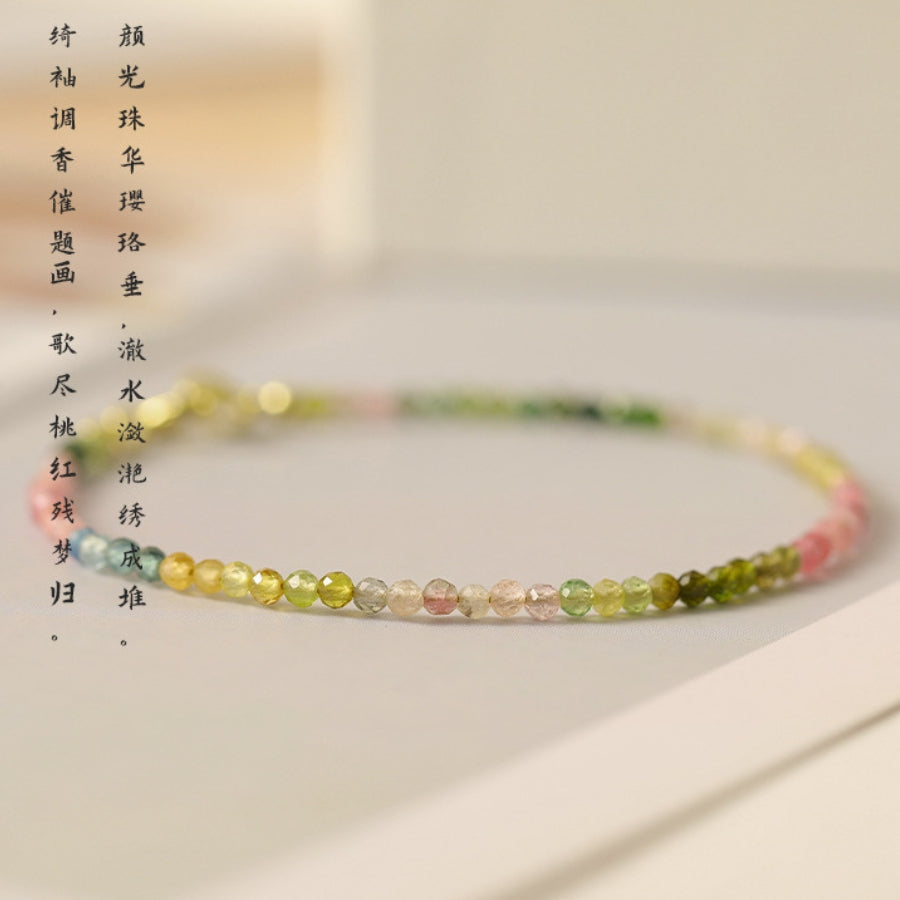Watermelon Tourmaline bracelet gift