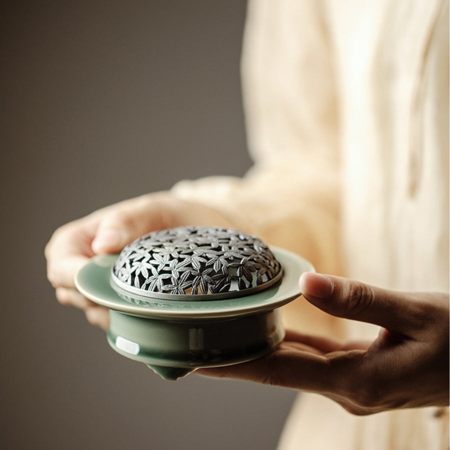 Chinese Pure Copper Incense Burner Kit – Beginner’s Meditation & Energy Tool | Joy flow My Store