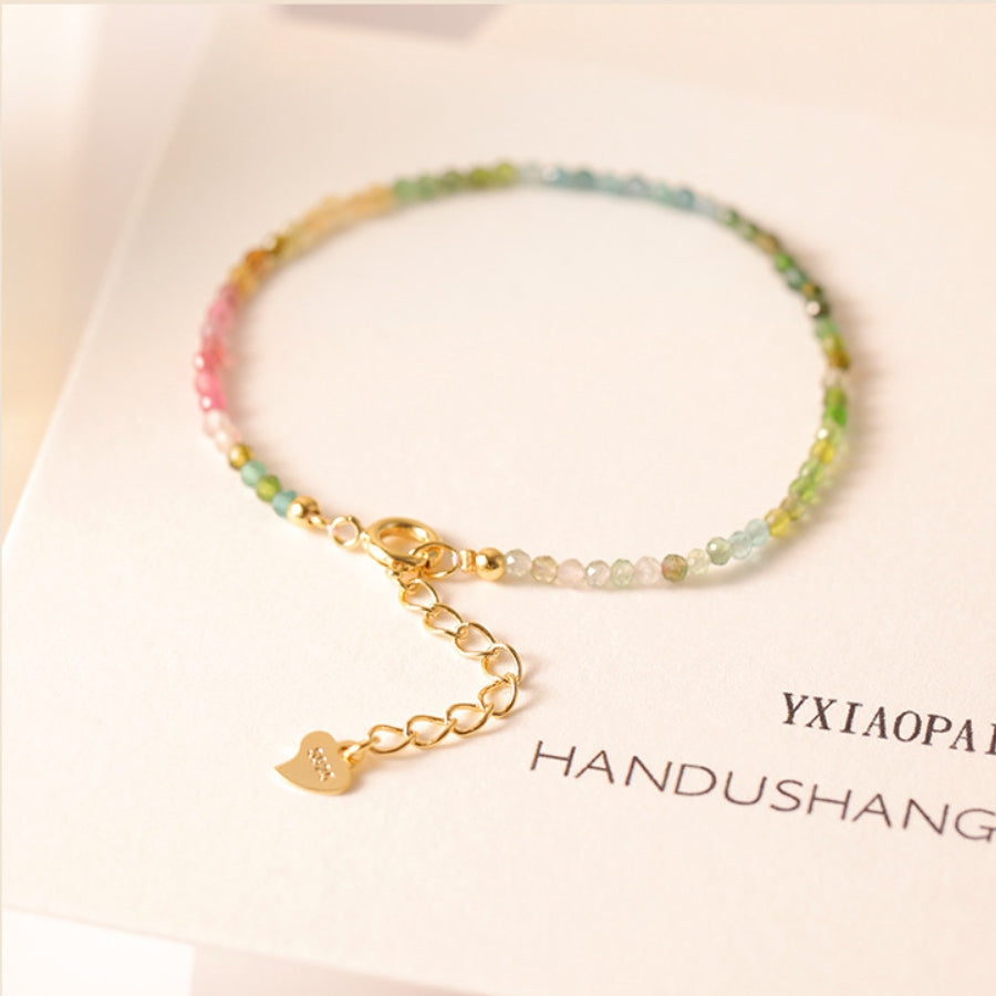Watermelon Tourmaline bracelet2
