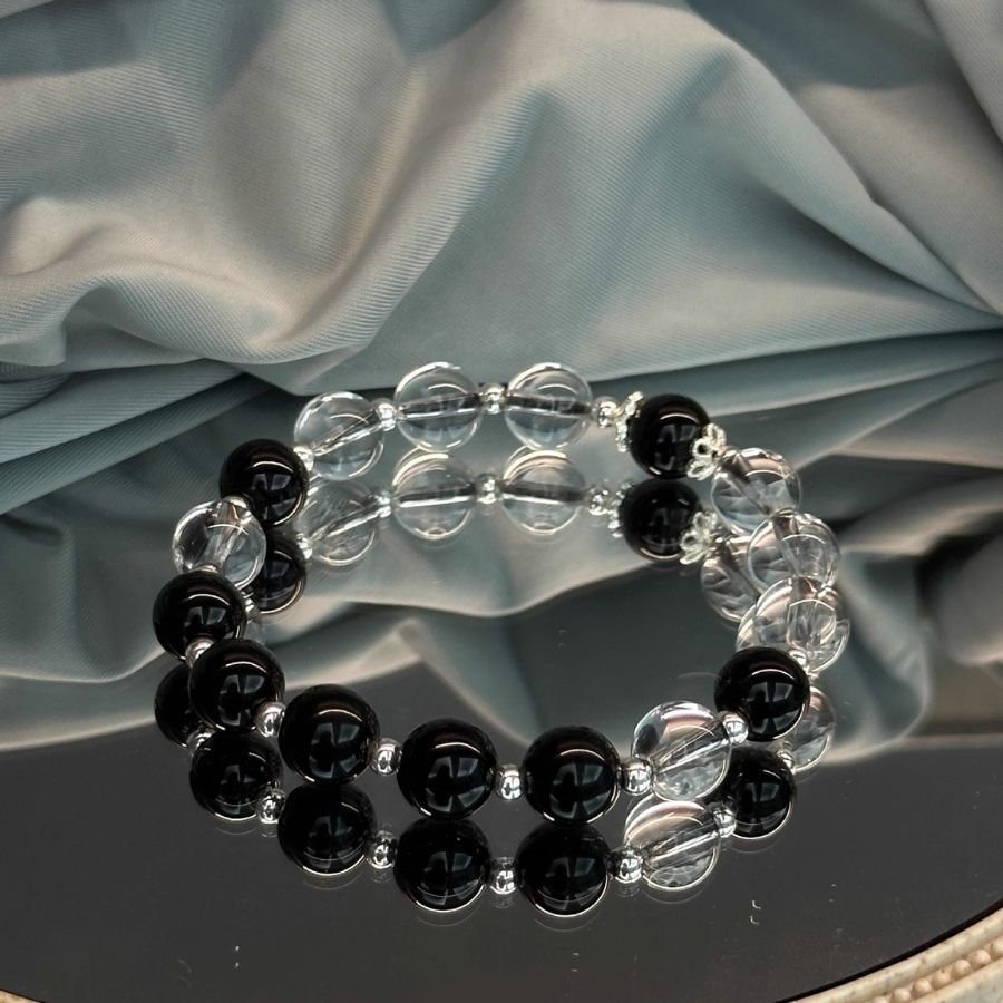 Yin-Yang Crystal Bracelet