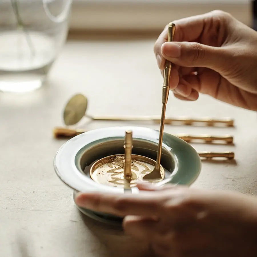 Chinese Pure Copper Incense Burner Kit