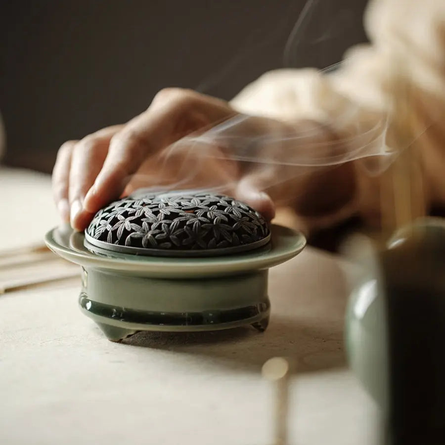 Chinese Pure Copper Incense Burner Kit