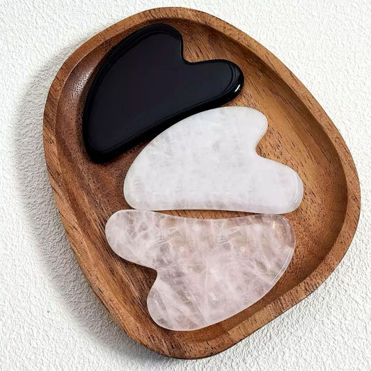 Natural TriAura Crystal Gua Sha Board | Joy Flow Joyflow
