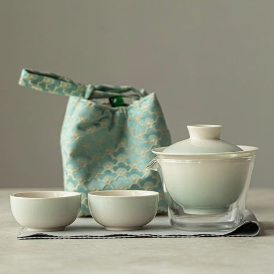 Gradient Travel Tea Set for beginner | Joy Flow My Store
