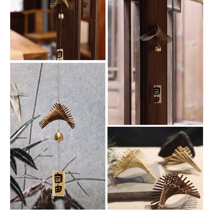 Zen Bamboo Curtain Wind Chime | Joy Flow My Store