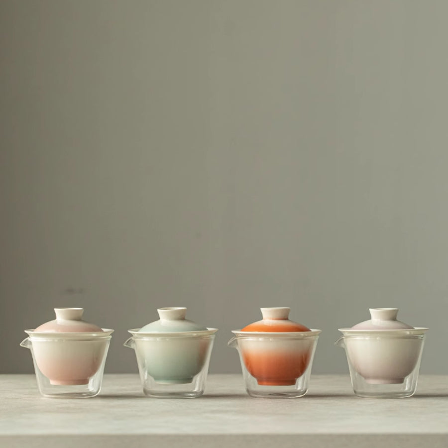 Gradient Travel Tea Set for beginner | Joy Flow My Store