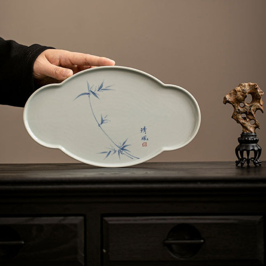 Handcraft blue and white porcelain Gongfu Tea Set | Joy Flow My Store