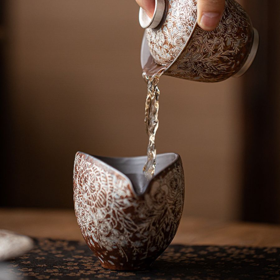 Silver Blossom Serenity Gaiwan Set | Joy Flow My Store