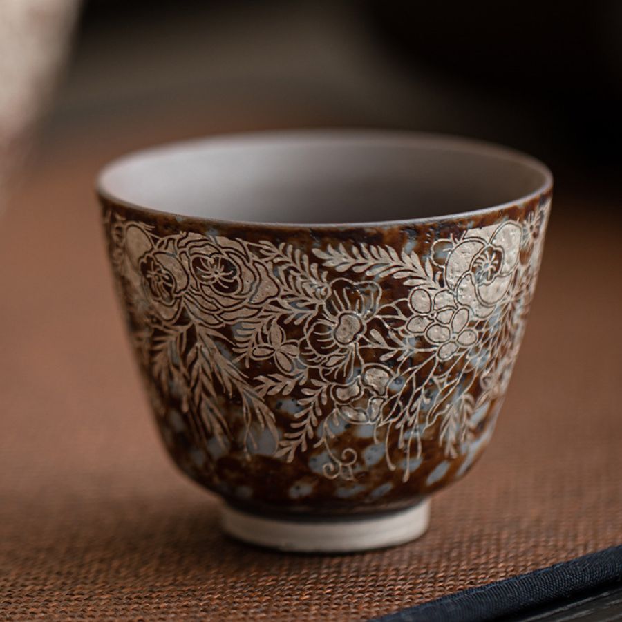 Silver Blossom Serenity Gaiwan Set | Joy Flow My Store