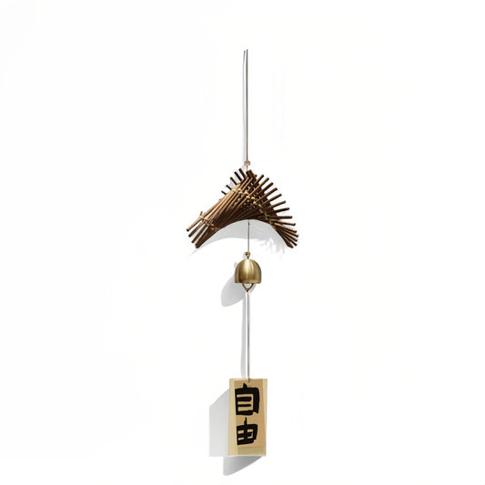 Zen Bamboo Curtain Wind Chime | Joy Flow