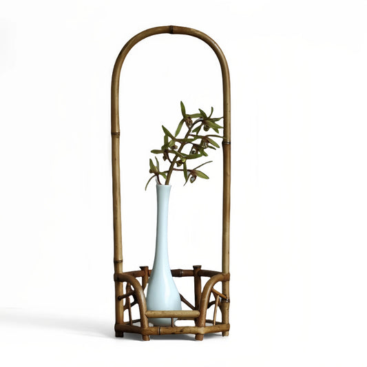 Minimalist Bamboo Tabletop Zen Sculpture | Joy Flow