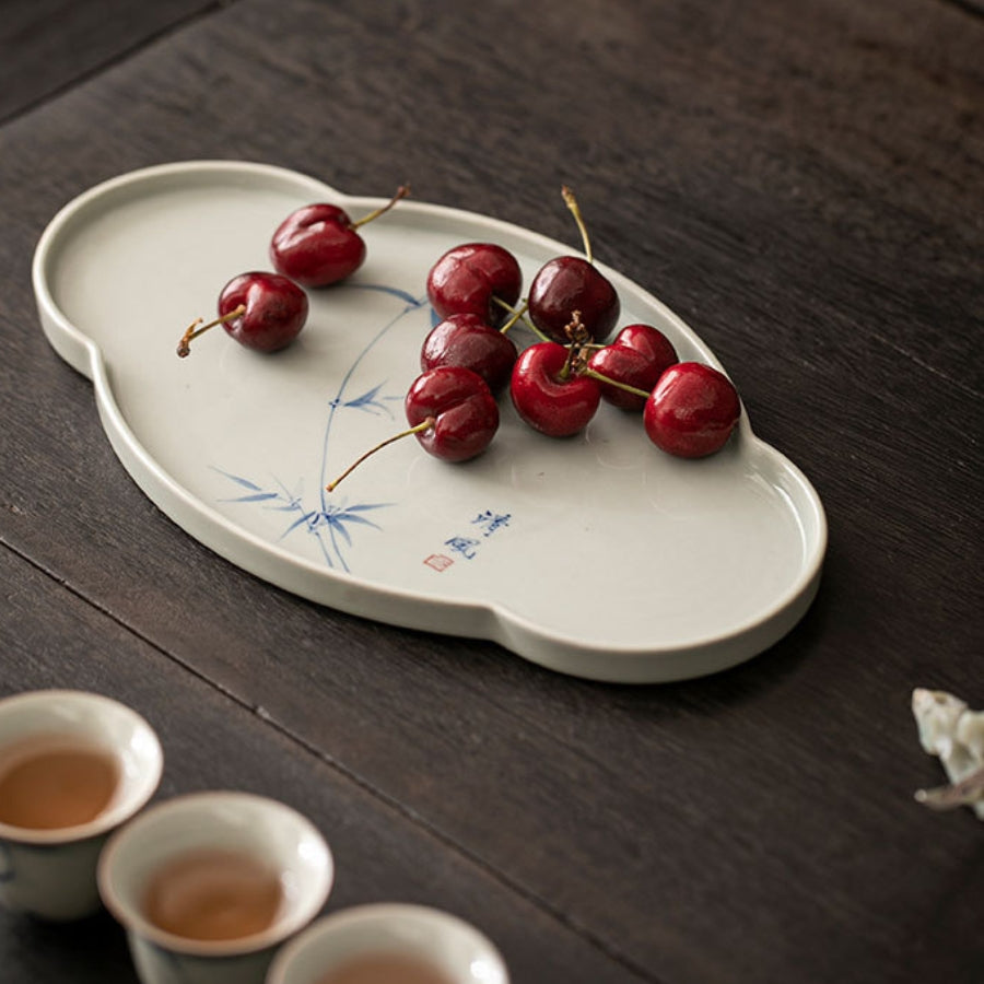 Handcraft blue and white porcelain Gongfu Tea Set | Joy Flow