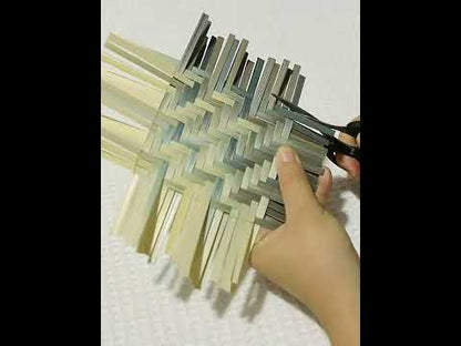 DIY Chinese Gradient Color Bamboo Coaster | Mindful Craft for Creativity & Relaxation